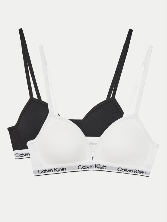 Calvin Klein Underwear Комплект 2 сутиена G80G800741 Черен за Момичета цена
