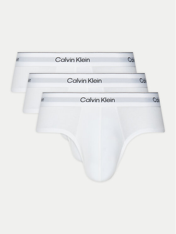 Calvin Klein Underwear Комплект 3 чифта слипове LV00NB4388 Бял за Мъже цена