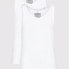Calvin Klein Underwear Комплект от 2 броя топове 000NB1099A Бял Slim Fit за Мъже цена