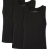 Calvin Klein Underwear Комплект от 3 броя топове Tank 3Pk LV00NB4184 Черен Slim Fit за Мъже цена