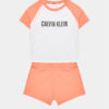 Calvin Klein Underwear Пижама G80G800618 Коралов Regular Fit за Момичета цена