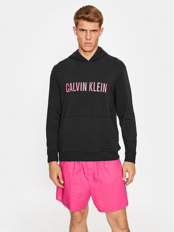 Calvin Klein Underwear Суитшърт 000NM1966E Черен Regular Fit за Мъже цена