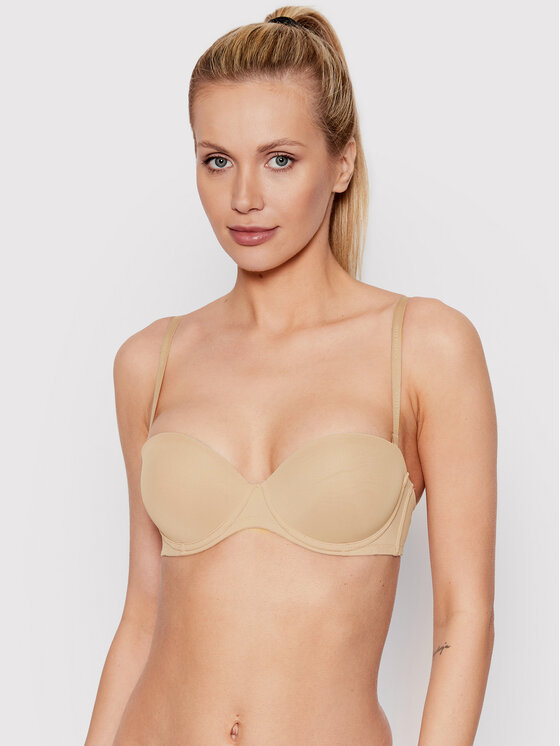 Calvin Klein Underwear Сутиен push-up 0000F2660E Бежов за Жени цена