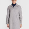 Calvin Klein Вълнено палто K10K109549 Сив Regular Fit за Мъже цена