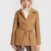 Calvin Klein Вълнено палто K20K204154 Кафяв Regular Fit за Жени цена