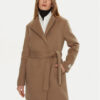 Calvin Klein Вълнено палто K20K207700 Бежов Regular Fit за Жени цена