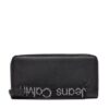 Calvin Klein Голям дамски портфейл Ultralight Zip Around W/Wristlet K60K611498 Черен за Жени цена