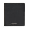 Calvin Klein Голям мъжки портфейл Ck Leather Comp Trifold W C &Car LV04D1029G Черен за Мъже цена