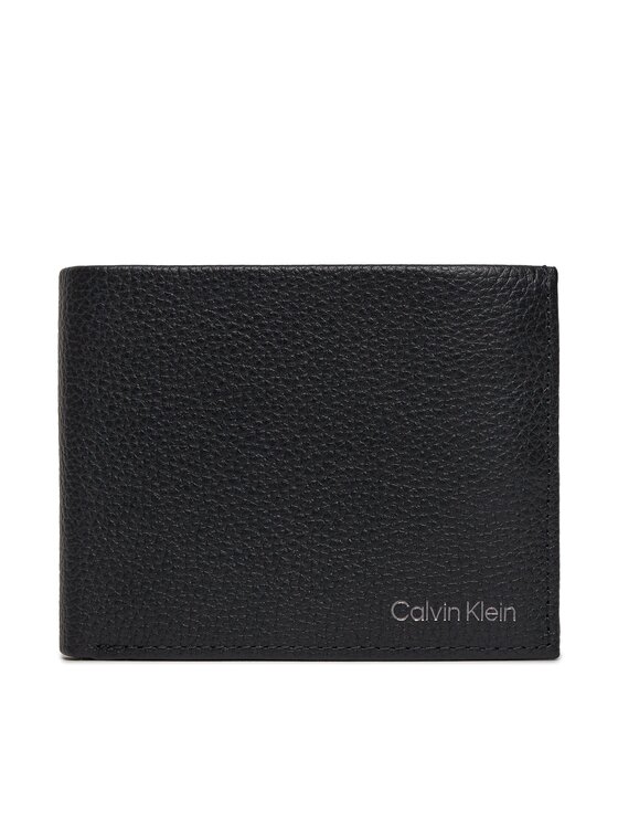 Calvin Klein Голям мъжки портфейл Warmth Trifold 10Cc W/Coin L K50K507969 Черен за Мъже цена
