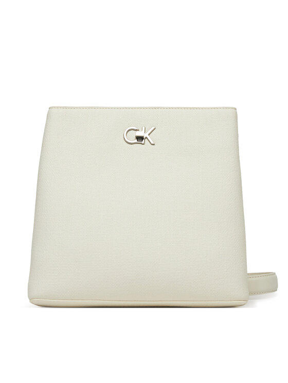 Calvin Klein Дамска чанта Ck Bucket Bag_Tex K60K613179 Бял за Жени цена