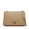 Calvin Klein Дамска чанта Ck Medium Conv Chain Bag K60K612810 Бежов за Жени цена