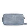 Calvin Klein Дамска чанта Denim Ew Double Zip Camera Bag LV04F3226G Светлосиньо за Жени цена