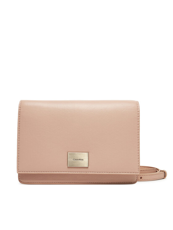 Calvin Klein Дамска чанта Hardware Flap Crossbody K60K612967 Розов за Жени цена