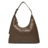 Calvin Klein Дамска чанта Hardware Strap Hobo Shoulder Bag K60K613031 Кафяв за Жени цена