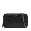 Calvin Klein Дамска чанта Lizard Embossed Lthr Mini Wallet LV04F1071G Черен за Жени цена
