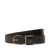 Calvin Klein Дамски колан Ck Metal Loop Round Buckle 25Mm LV04F7039G Черен за Жени цена