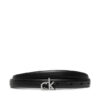 Calvin Klein Дамски колан Ck Thin Belt 1.5cm Pebble K60K612858 Черен за Жени цена