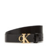 Calvin Klein Дамски колан Monogram Plaque Buckle 25Mm LV04K7017G Черен за Жени цена