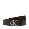 Calvin Klein Дамски колан Monogram Plaque Buckle 30Mm LV04K7018G Черен за Жени цена