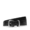 Calvin Klein Дамски колан Sarah 2 Piece Logo Buckle Belt 25Mm LV04K7012G Черен за Жени цена