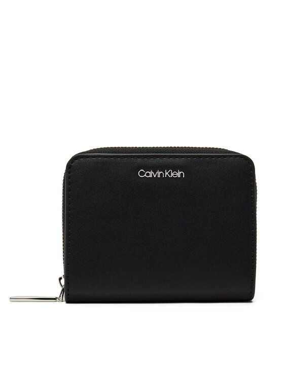 Calvin Klein Дамски портфейл Ck Must Md Zip Around W/Flap LV04F1029G Черен за Жени цена