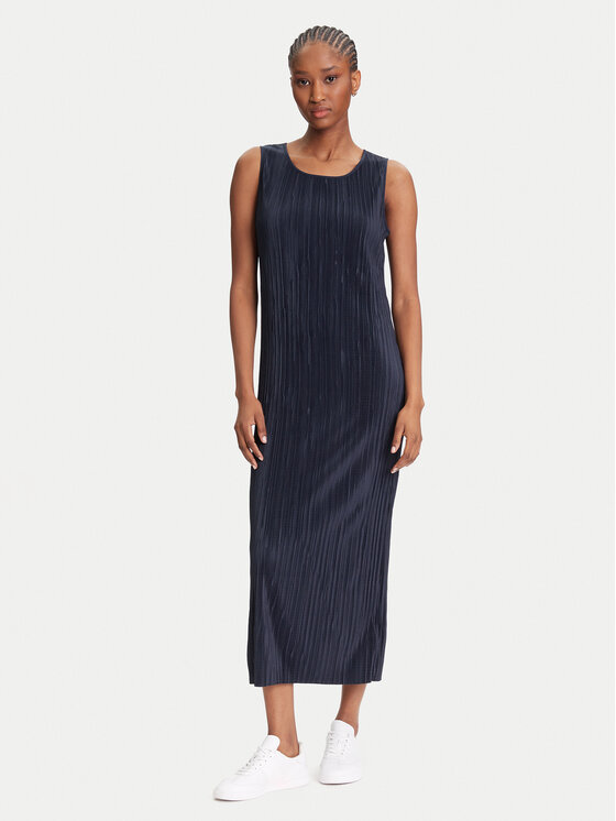 Calvin Klein Ежедневна рокля LV044A211G Тъмносин Slim Fit за Жени цена
