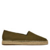 Calvin Klein Еспадрили Espadrille Cv Logo HM0HM01808 Каки цвят на ниска цена