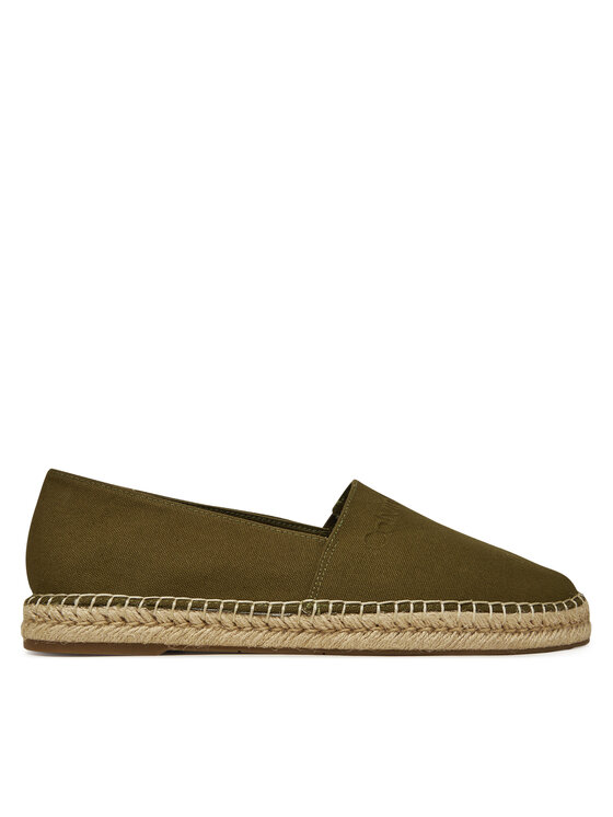 Calvin Klein Еспадрили Espadrille Cv Logo HM0HM01808 Каки за Мъже цена