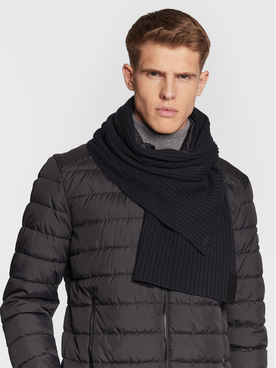 Calvin Klein Зимен шал K50K509706 Черен за Мъже цена