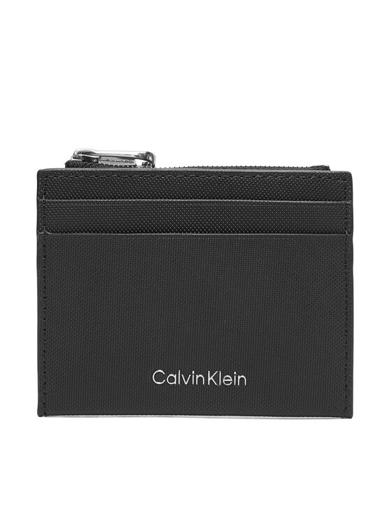 Calvin Klein Калъф за кредитни карти Ck Must Cardholder LV04D1044G Черен за Мъже цена