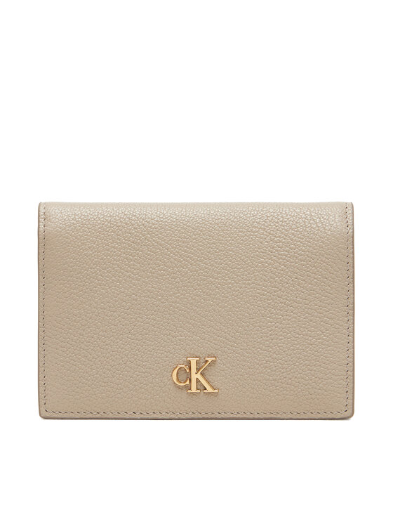 Calvin Klein Калъф за кредитни карти Min Monogram 6cc Flap Cardcase LV04F1063G Кафяв за Мъже цена