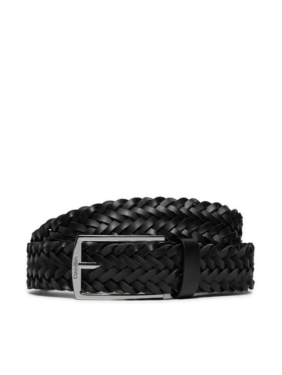 Calvin Klein Мъжки колан Ck Casual Elongated Braided 35mm K50K512655 Черен за Мъже цена