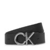 Calvin Klein Мъжки колан Ck Hallmark Logo 35Mm Adj LV04D7035G Черен цвят на ниска цена