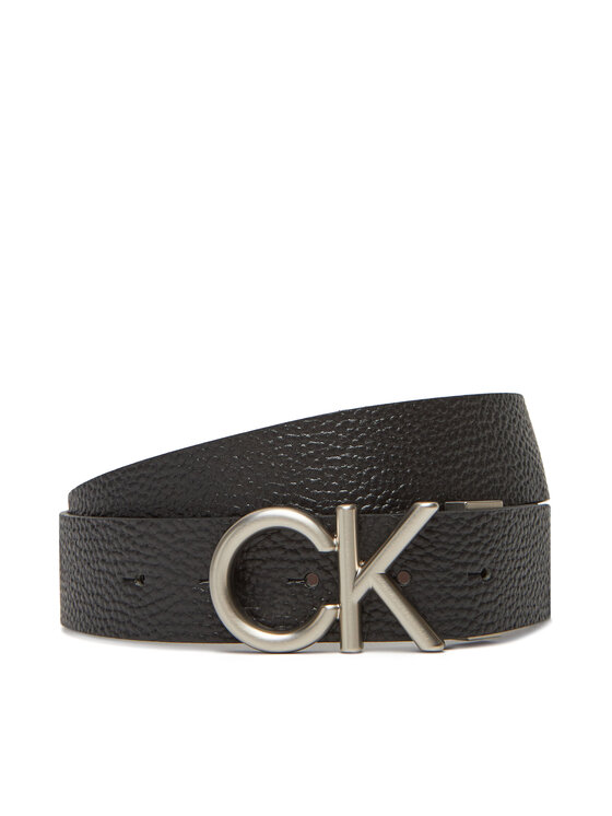 Calvin Klein Мъжки колан Ck Hallmark Logo 35Mm Adj/Rev LV04D7034G Черен за Мъже цена