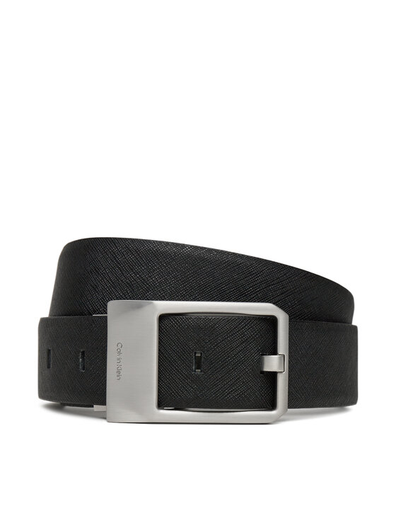 Calvin Klein Мъжки колан Faceted Buckle 35Mm Adj/Rev LV04D7010G Черен за Мъже цена