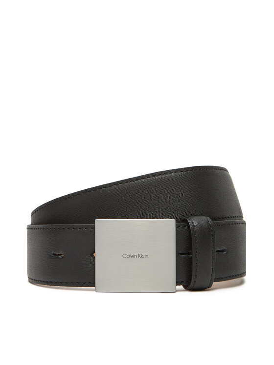 Calvin Klein Мъжки колан Plaque Buckle 35Mm LV04D7013G Черен за Мъже цена