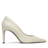 Calvin Klein Обувки на ток Pump 90 Pointy Hw Bar Lth HW0HW02527 Бежов за Жени цена