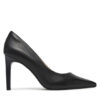 Calvin Klein Обувки на ток Pump 90 Pointy Hw Bar Lth HW0HW02527 Черен за Жени цена