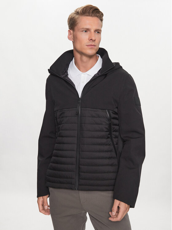 Calvin Klein Преходно яке K10K111466 Черен Regular Fit за Мъже цена