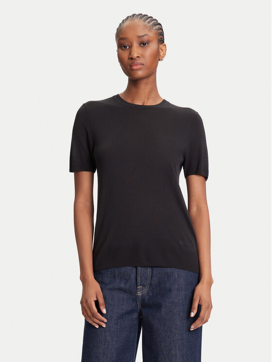 Calvin Klein Пуловер LV044A307G Черен Regular Fit за Жени цена