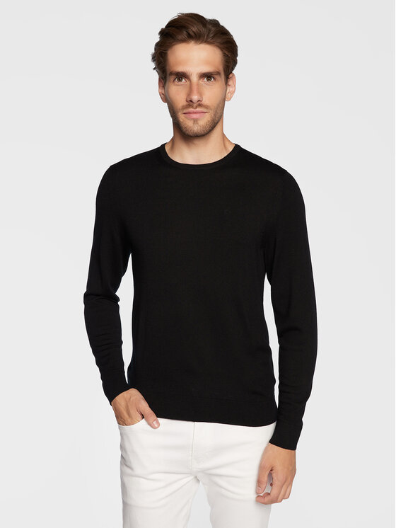 Calvin Klein Пуловер Superior K10K109474 Черен Regular Fit за Мъже цена