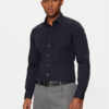 Calvin Klein Риза K10K108229 Тъмносин Slim Fit за Мъже цена