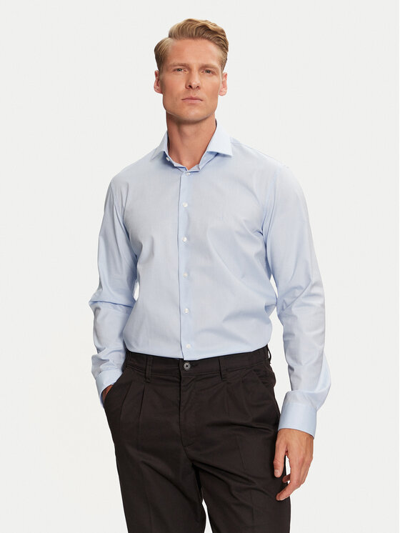 Calvin Klein Риза K10K113539 Син Regular Fit за Мъже цена