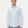 Calvin Klein Риза LV019EU013 Светлосиньо Slim Fit за Мъже цена