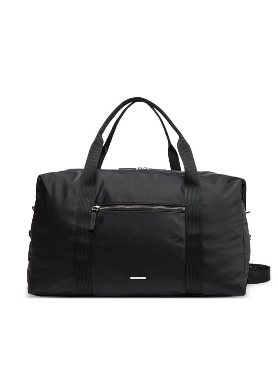 Calvin Klein Сак Sleek Nylon Weekender Bag LV04D3043G Черен за Мъже цена