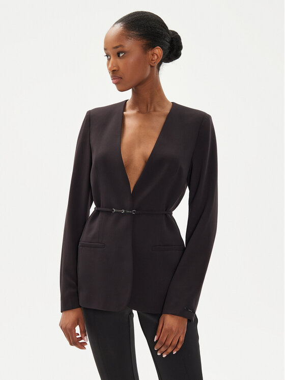Calvin Klein Сако K20K207154 Черен Slim Fit за Жени цена