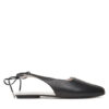 Calvin Klein Сандали Ballerina Sling Back Lth HW0HW02655 Черен за Жени цена