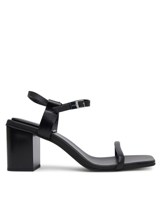 Calvin Klein Сандали Block Heel Sandal 75 Lth HW0HW02650 Черен за Жени цена