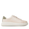 Calvin Klein Сникърси Cupsole Lace Up Lth HW0HW02540 Бежов за Жени цена