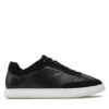 Calvin Klein Сникърси Cupsole Lace Up - Lth Sue Mix HW0HW02435 Черен цвят на ниска цена